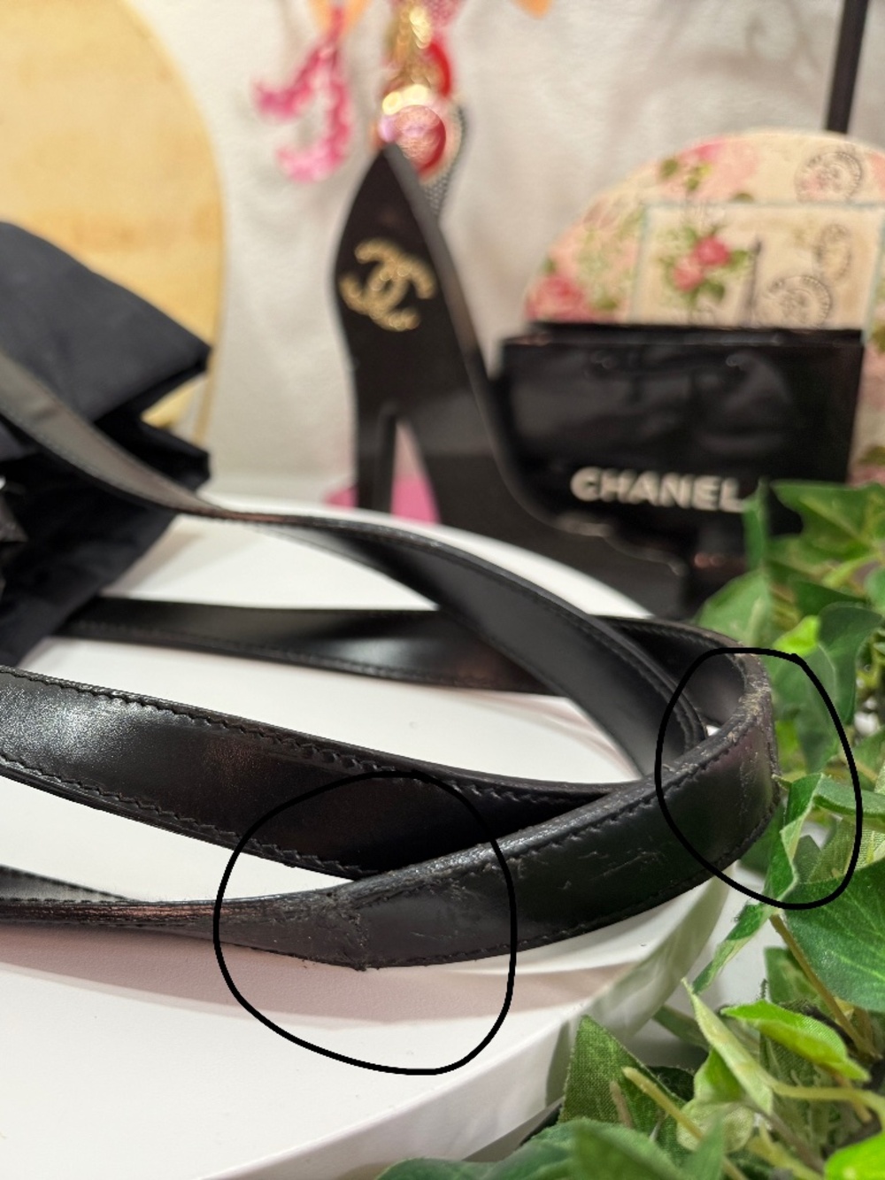 RITZY CHANEL CC MONOGRAM CANVAS TOTE HANDBAG! - Picture 6 of 17